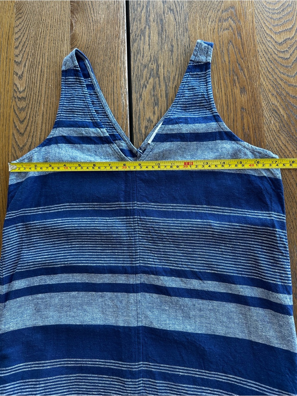 LOFT Outlet Lounge Resort Beach Summer Dress Stripe Linen Blend Women's Size XS - Picture 9 of 10